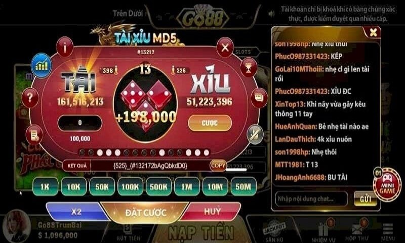 Tổng quan về game tài xỉu MD5